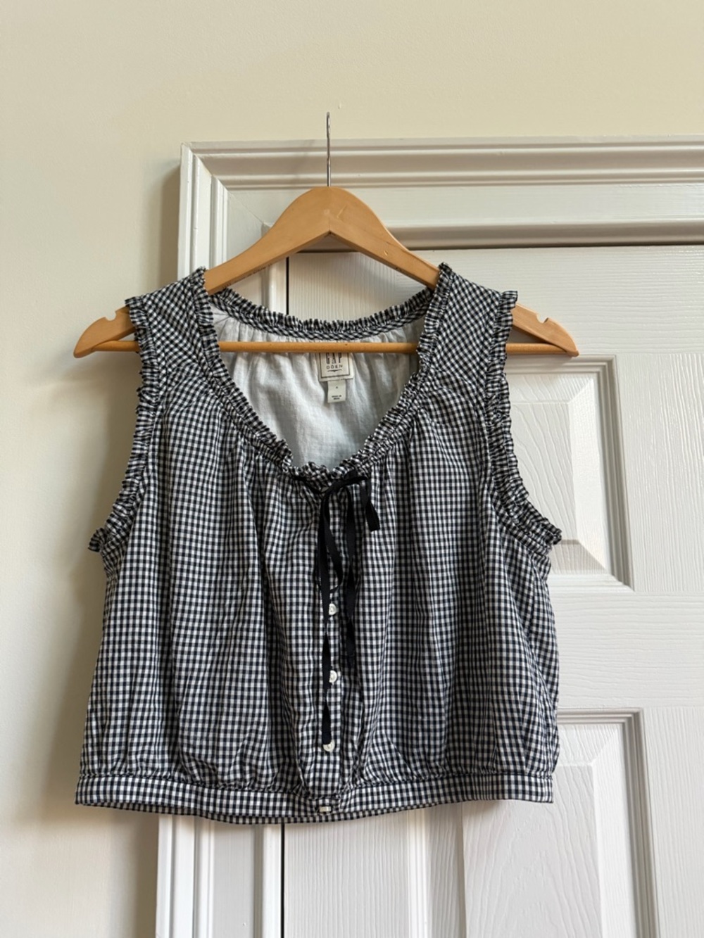 Gap x Doen Gingham Top
